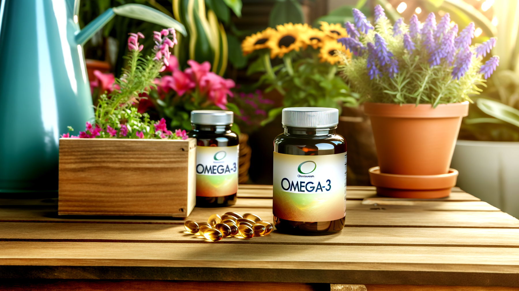 Omega-3 pelle alimentazione"