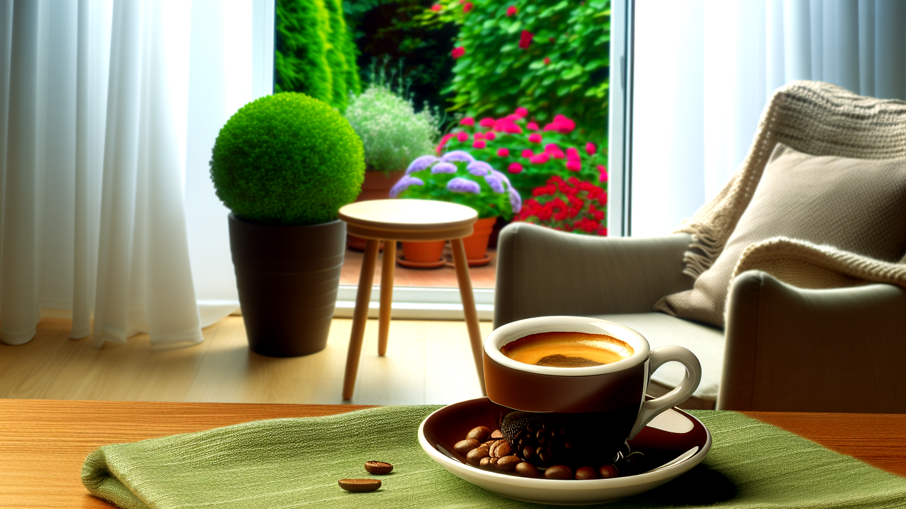 macchina da caffè chicchi di caffè tazza di espresso"